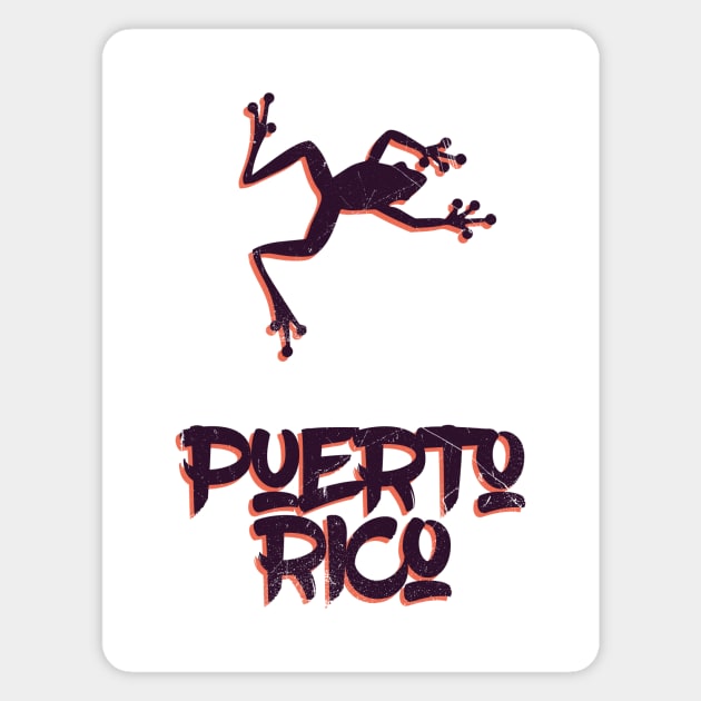 Puerto Rico Coqui Magnet by bluerockproducts